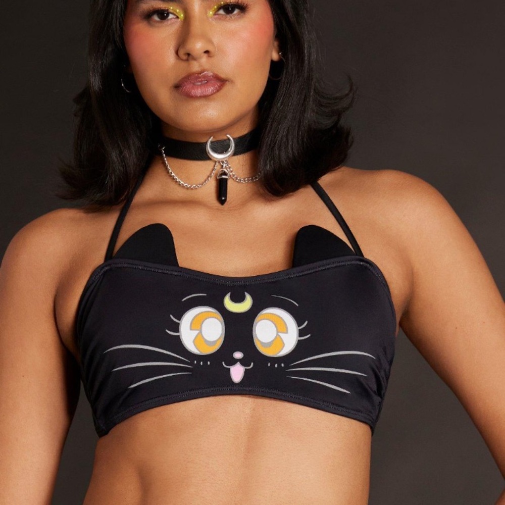 Sailor Moon Luna Halter Swimβ Top Hot Topic Cosplay